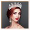 10 Pieces Crown Tiara for Women Crystal Headband with Comb Princess Rhinestone Queen Crown Bridal Hair Accessories Jewelry